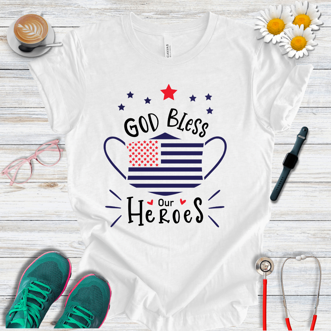 God Bless Our Heroes T-Shirt