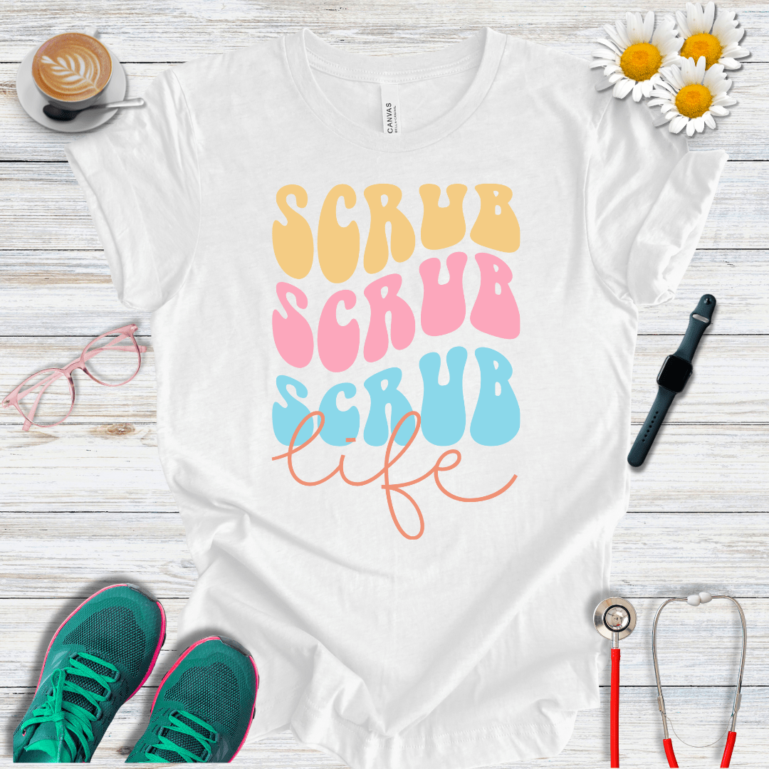 Scrub x3 + Life T-Shirt