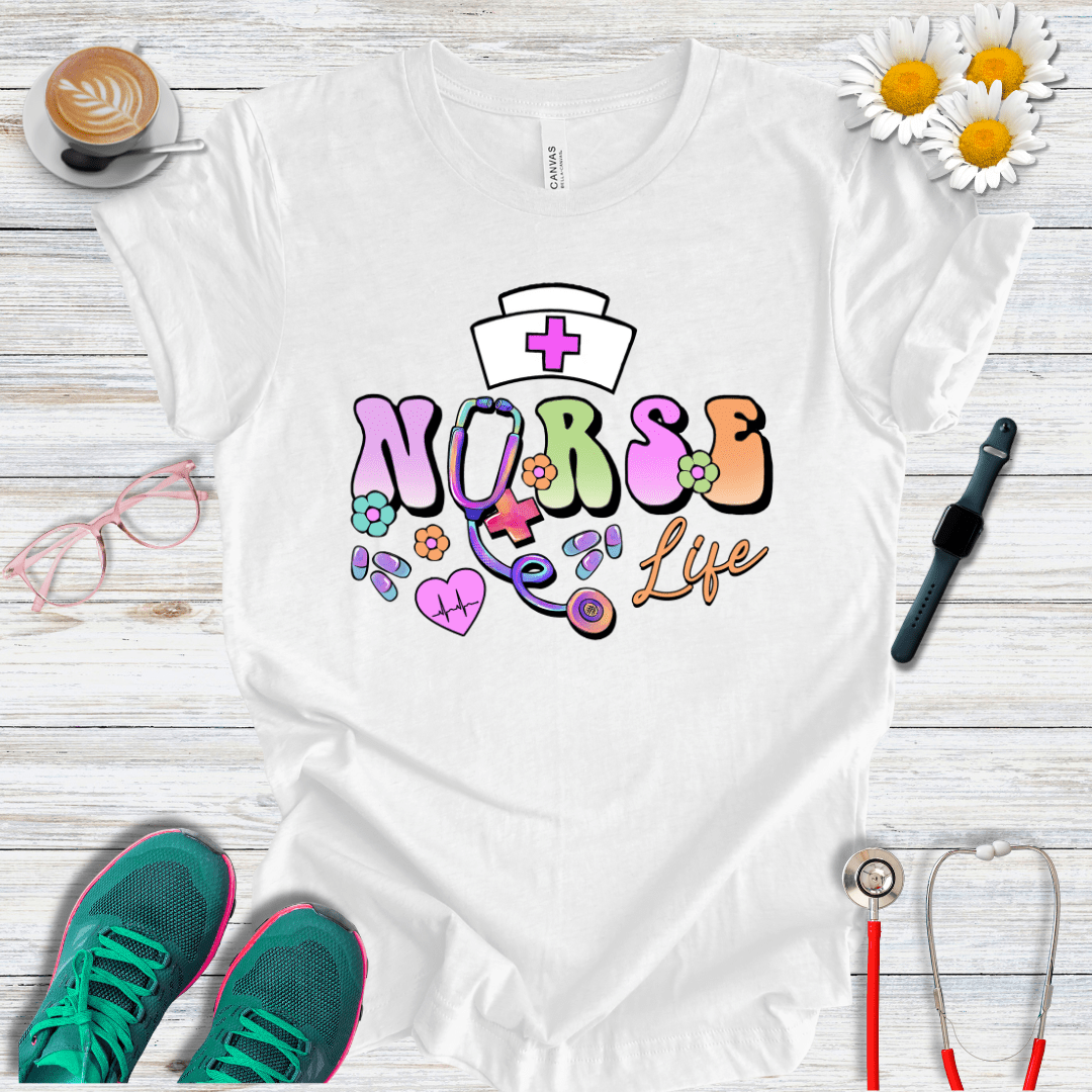 Nurse Life, Psychedelic Style T-Shirt