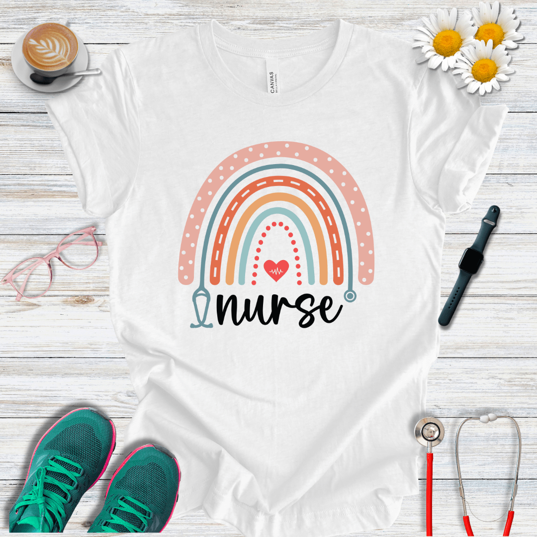 Rainbow Nurse T-Shirt