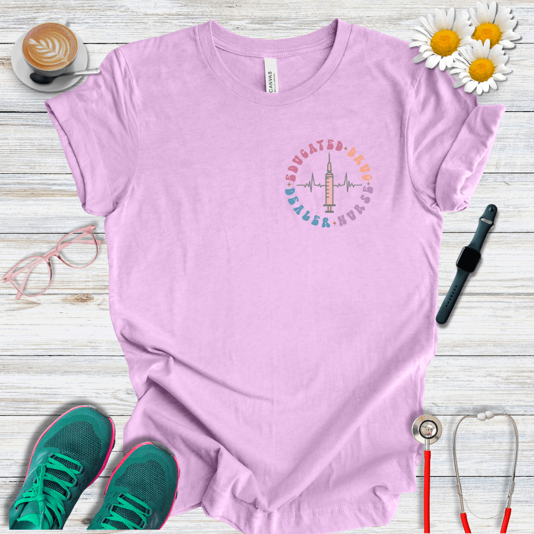 Educated Drug Dealer Pocket Style T-Shirt