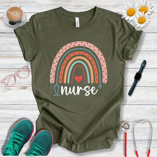 Rainbow Nurse T-Shirt