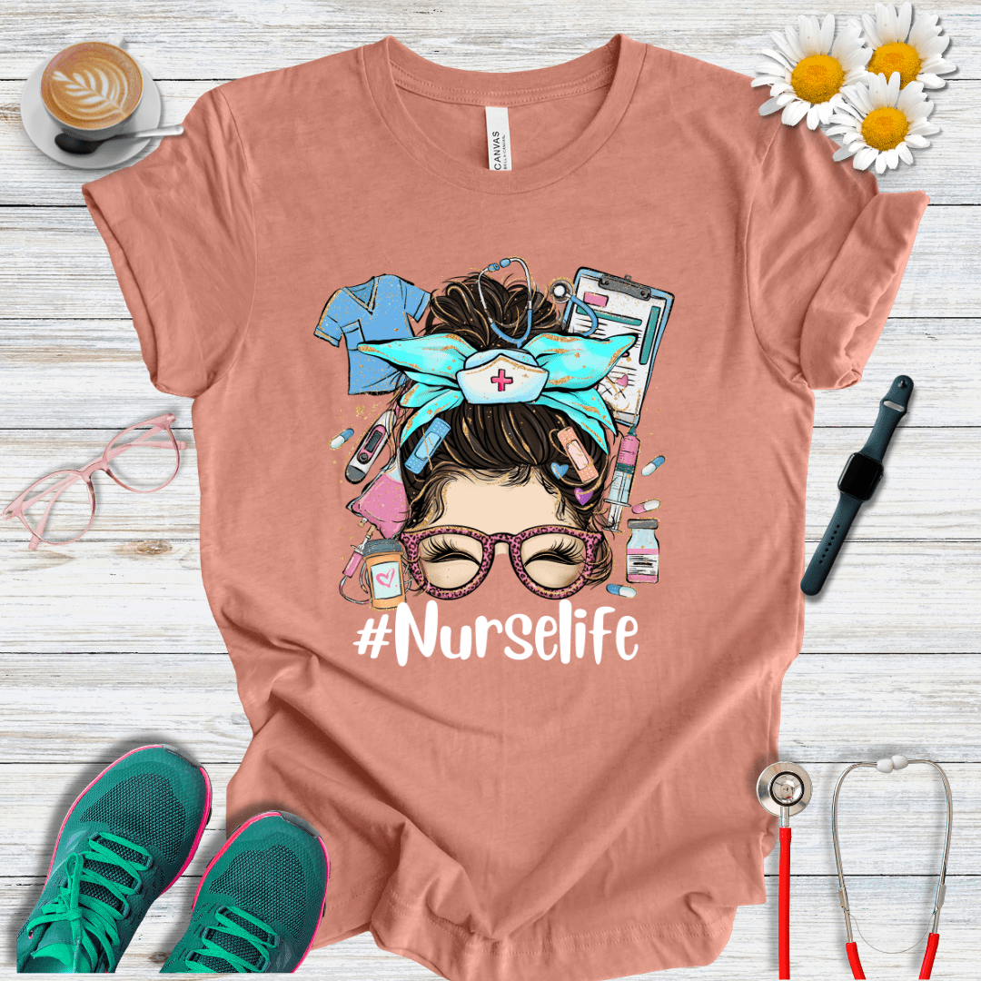 Nurse Life, Pin-Up Style T-Shirt