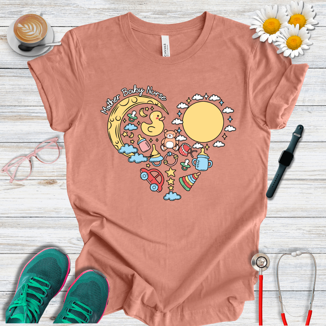Mother Baby (Heart) T-Shirt