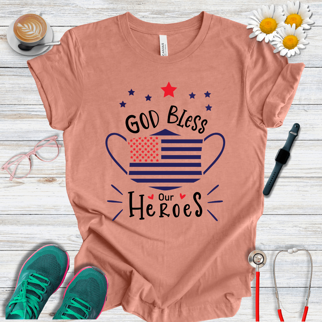 God Bless Our Heroes T-Shirt