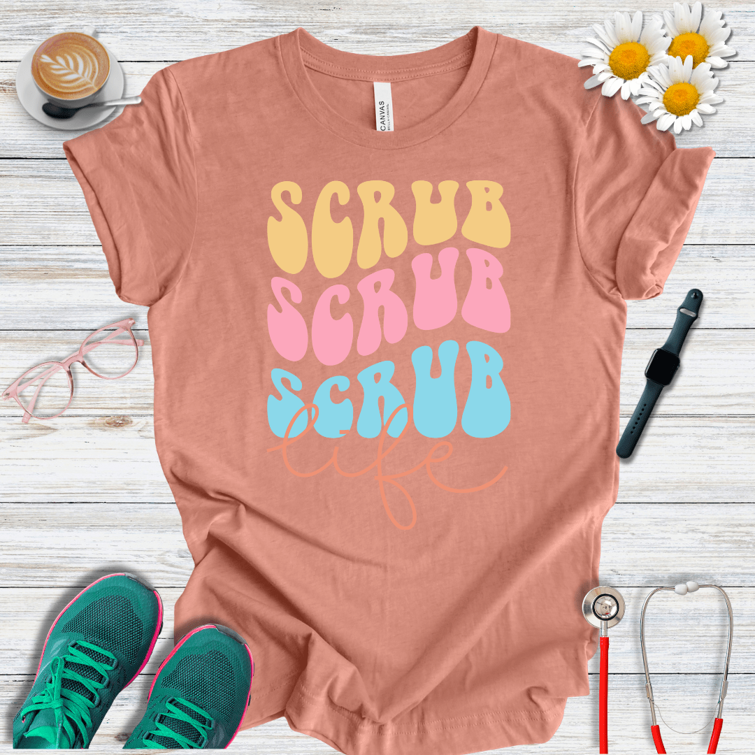 Scrub x3 + Life T-Shirt