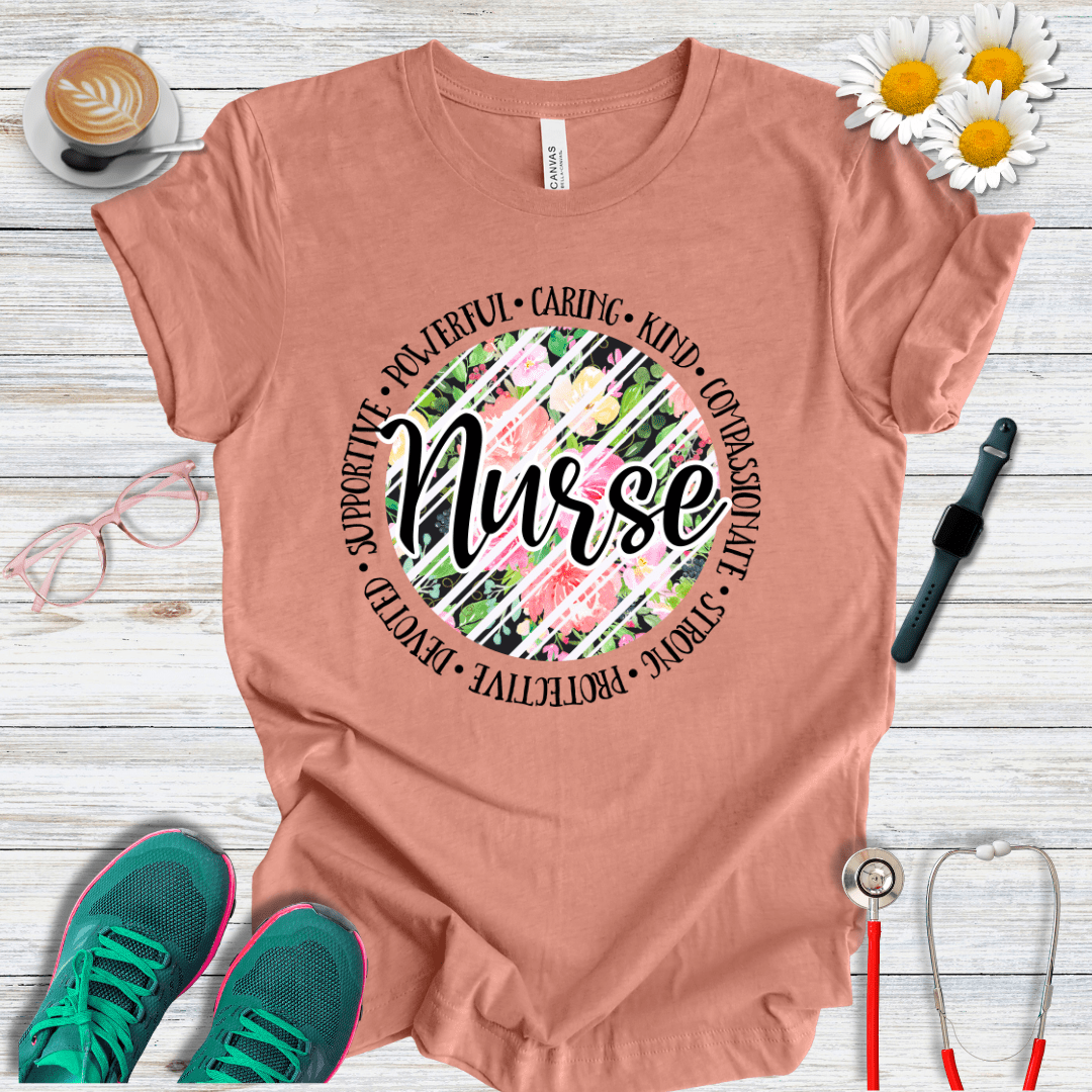 Nurse Circle Description  T-Shirt