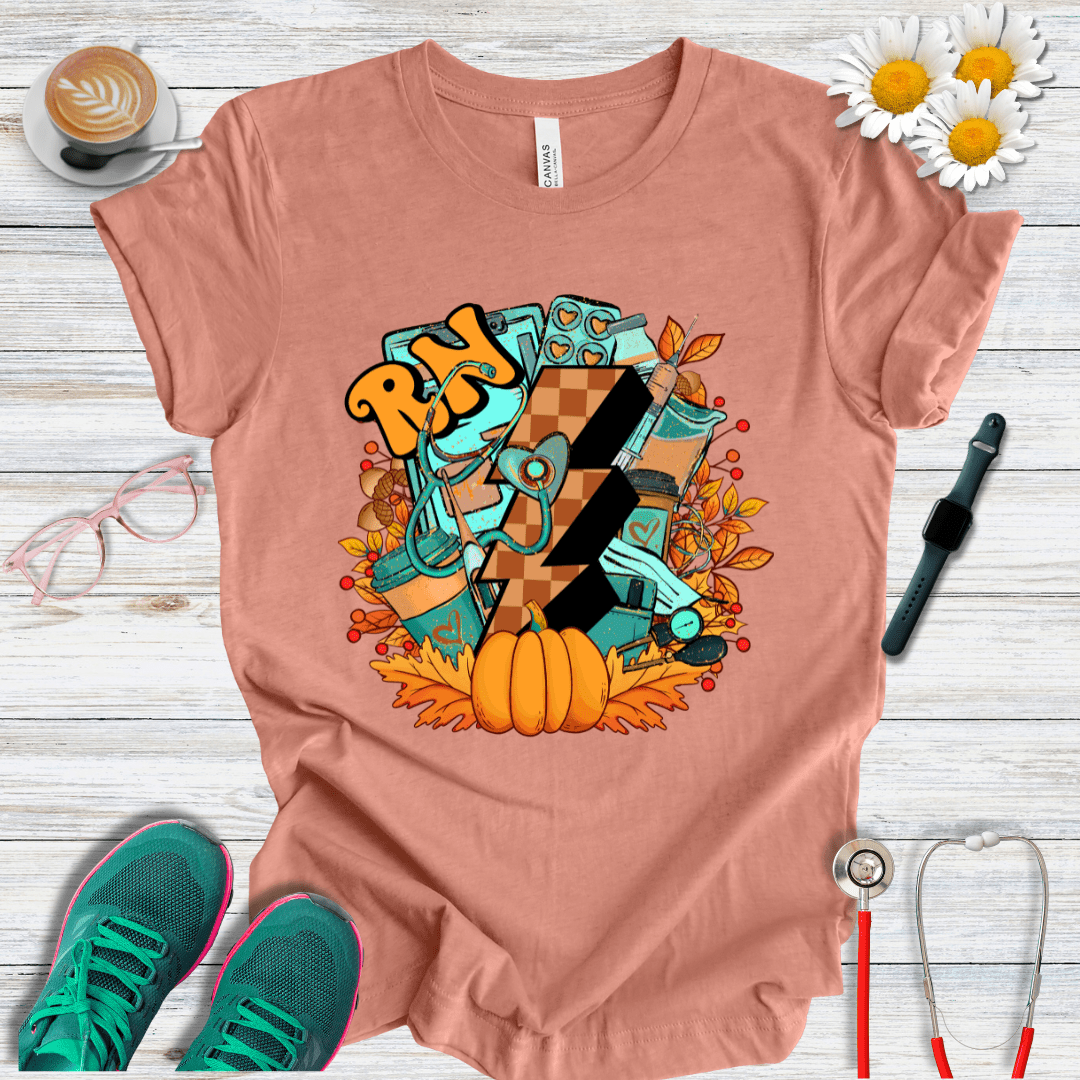 Fall Season Nurse  T-Shirt