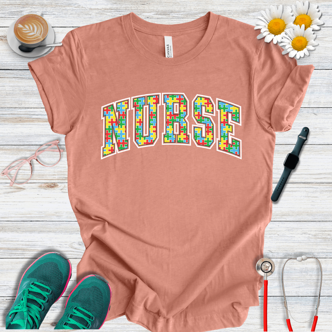Nurse Autism Support T-Shirt