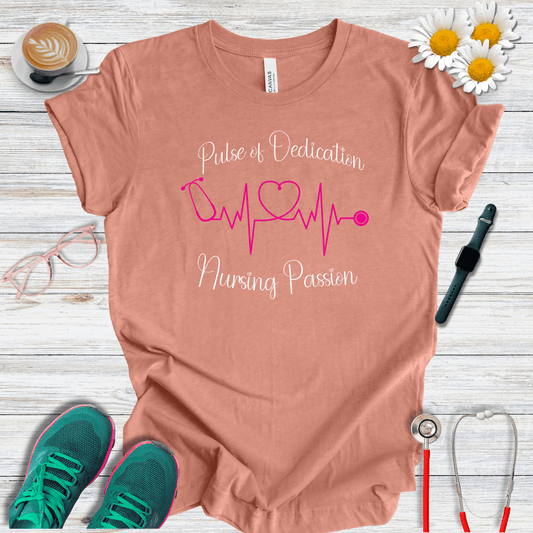 Pulse of Dedication: Nurse Passion  T-Shirt