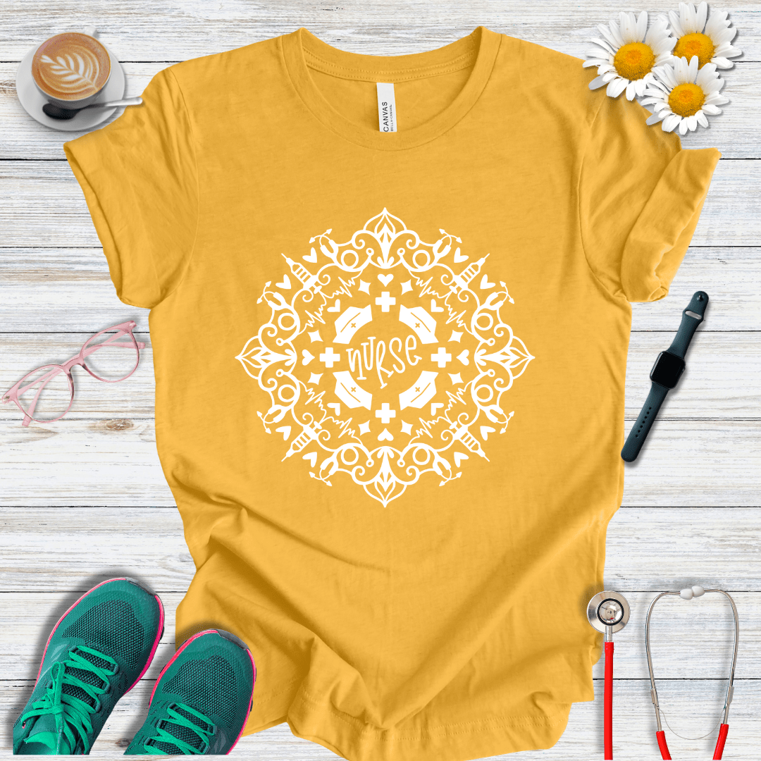 Mandala Nurse T-Shirt