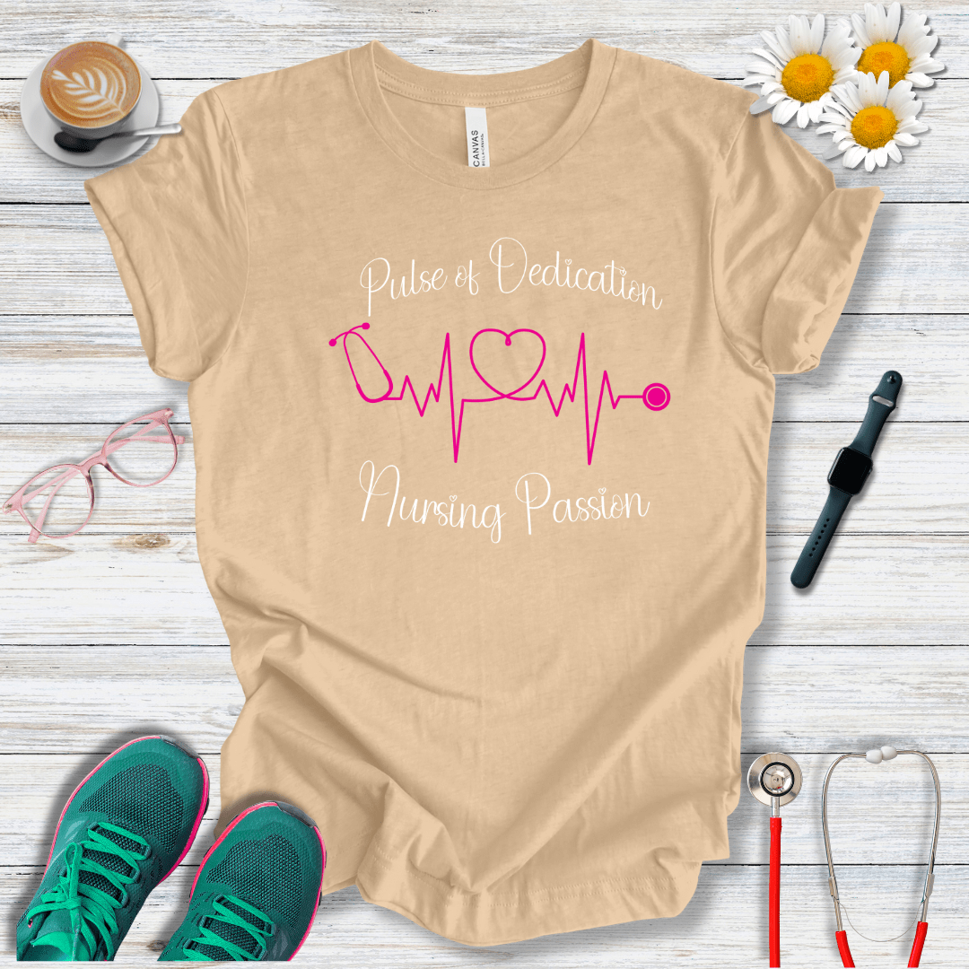 Pulse of Dedication: Nurse Passion  T-Shirt