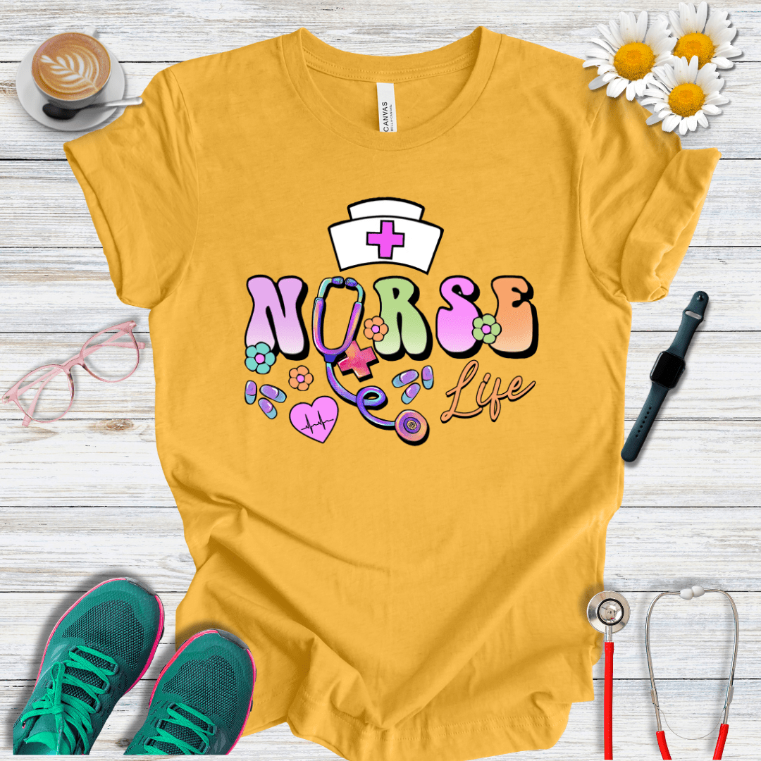 Nurse Life, Psychedelic Style T-Shirt