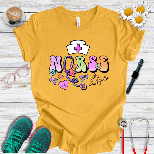 Nurse Life, Psychedelic Style T-Shirt