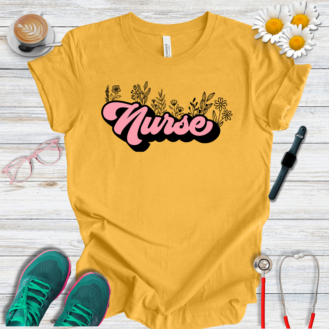Nurse + Flowers T-Shirt