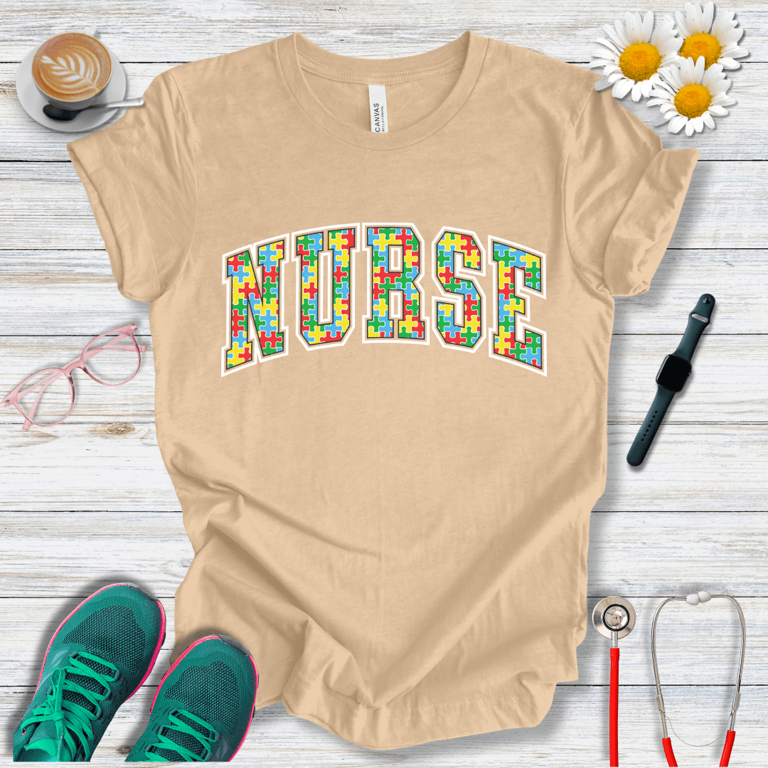 Nurse Autism Support T-Shirt