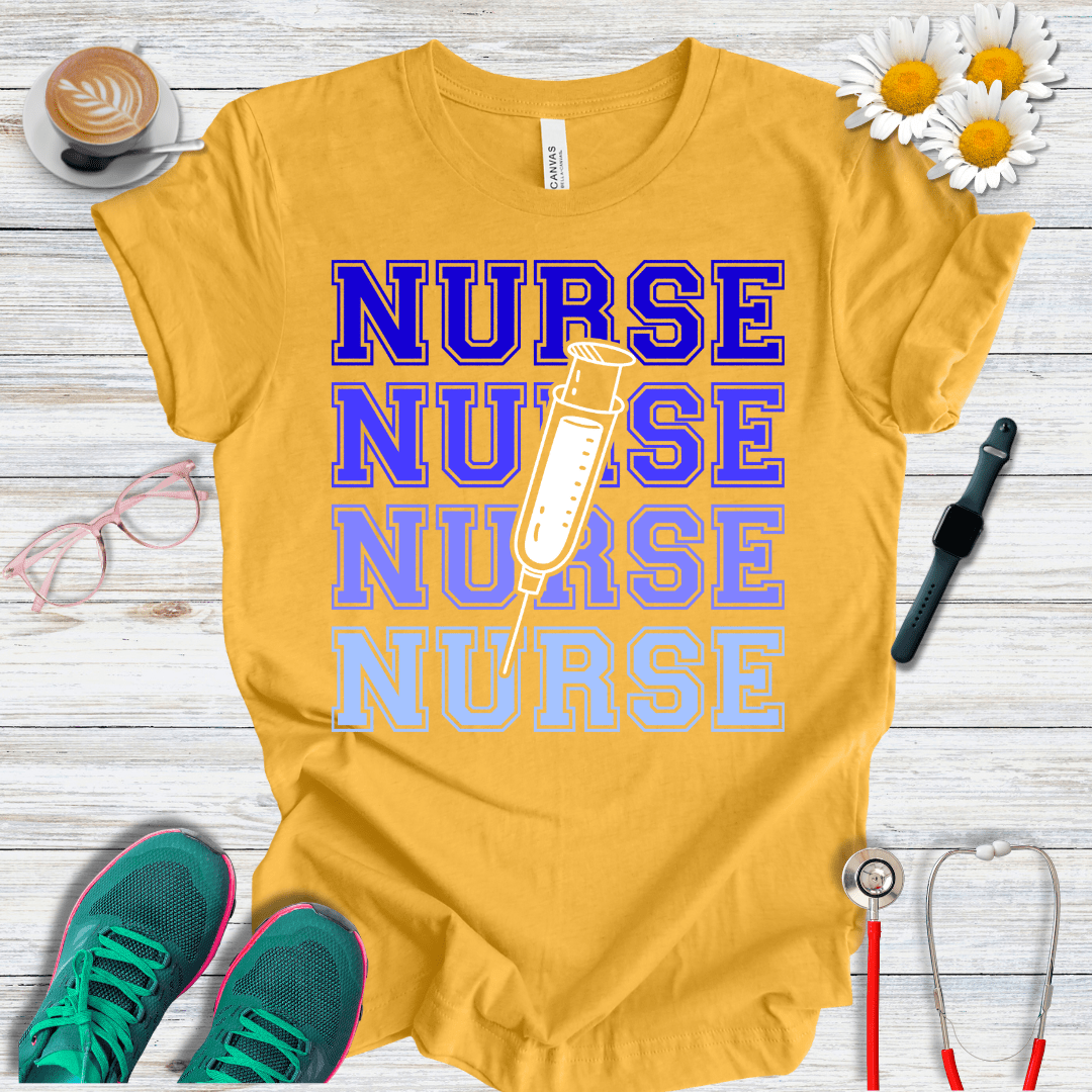 Nurse x4, College Style T-Shirt