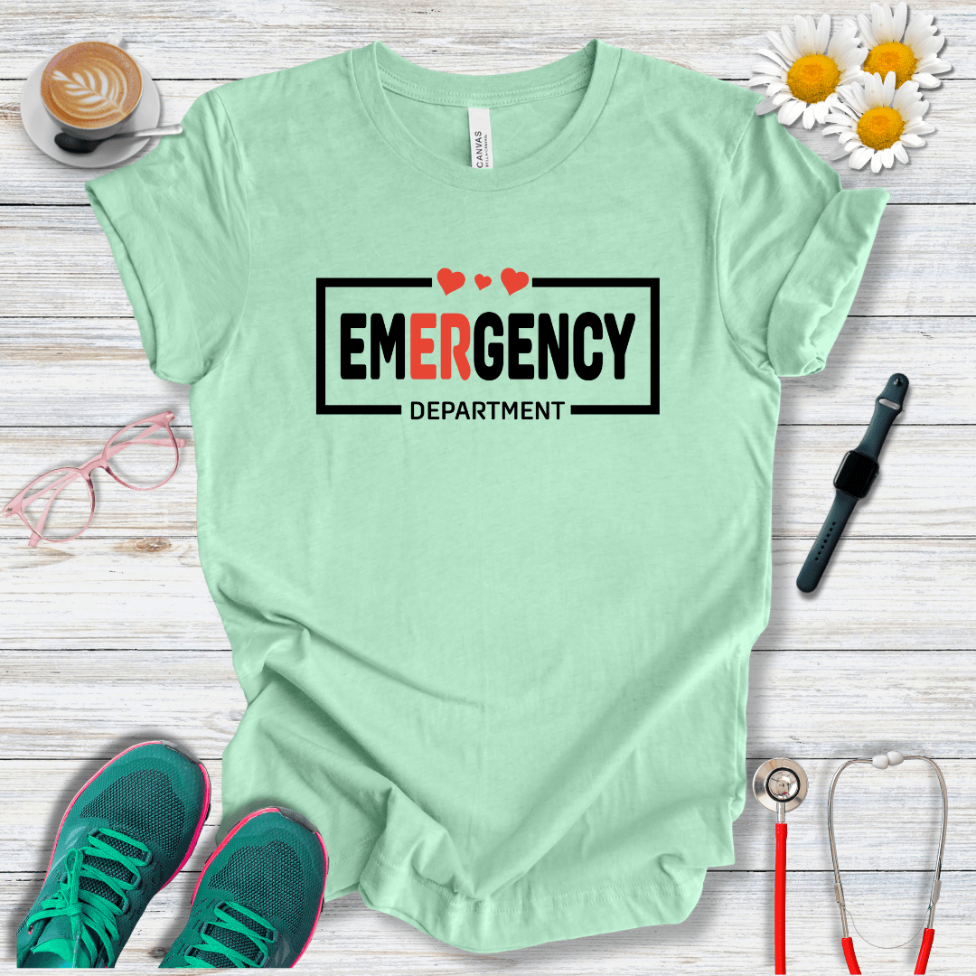 Emergency Department + Hearts  T-Shirt