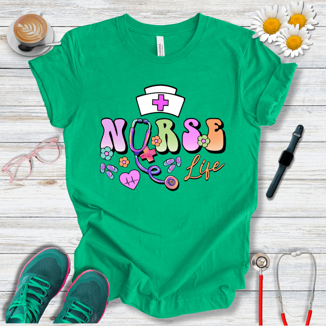 Nurse Life, Psychedelic Style T-Shirt