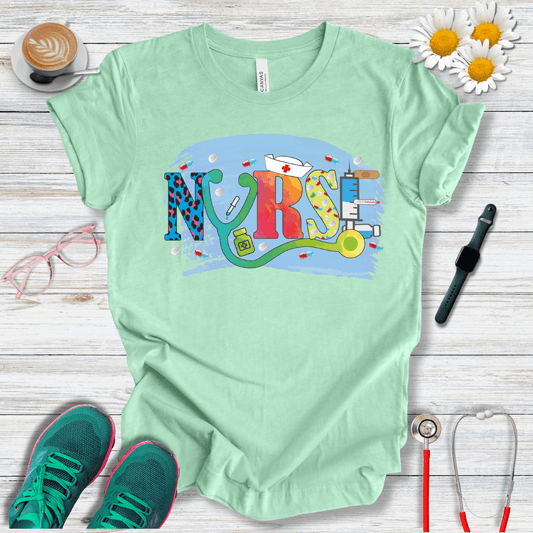 Icons Nurse  T-Shirt
