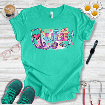 Nurse Retro Colors T-Shirt