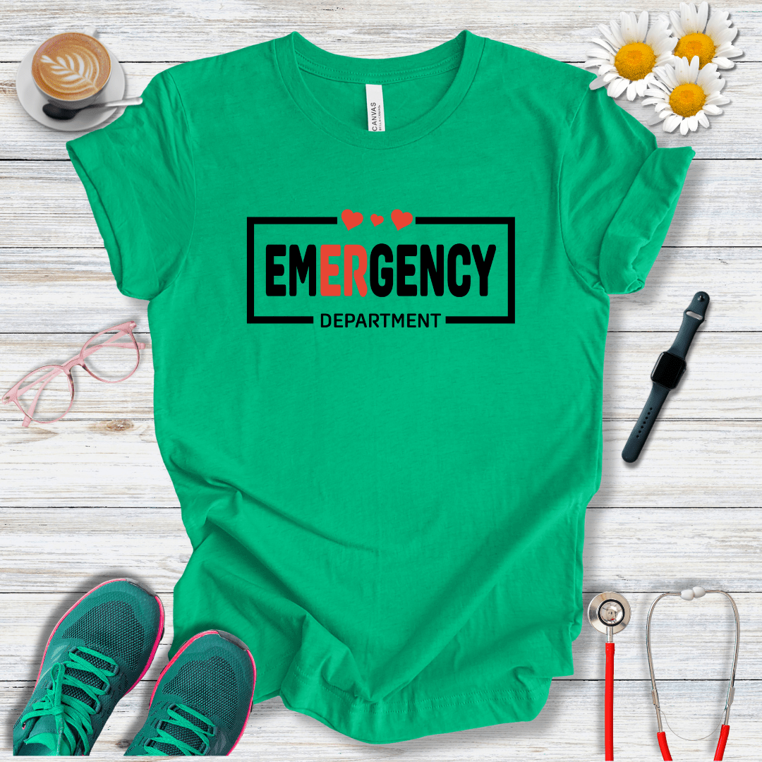 Emergency Department + Hearts  T-Shirt