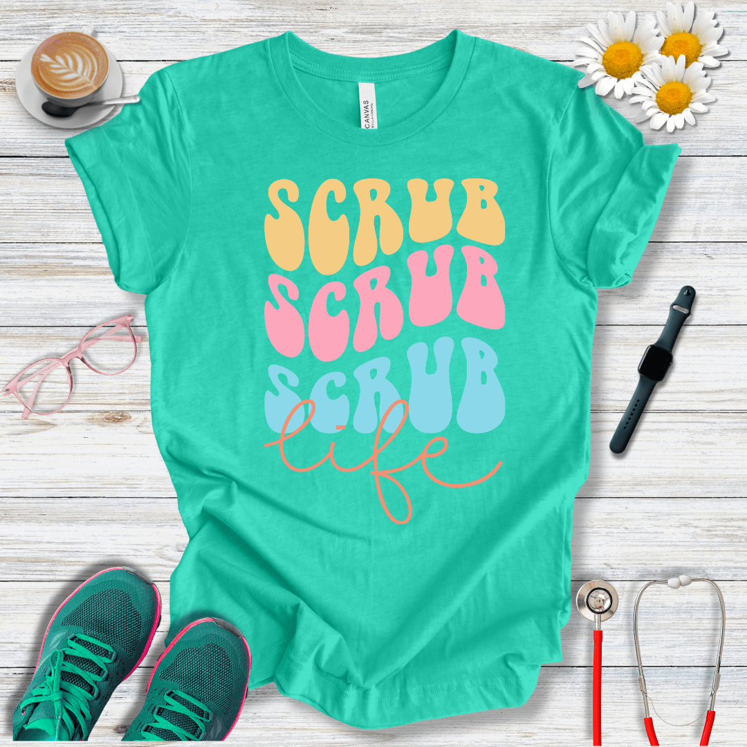Scrub x3 + Life T-Shirt