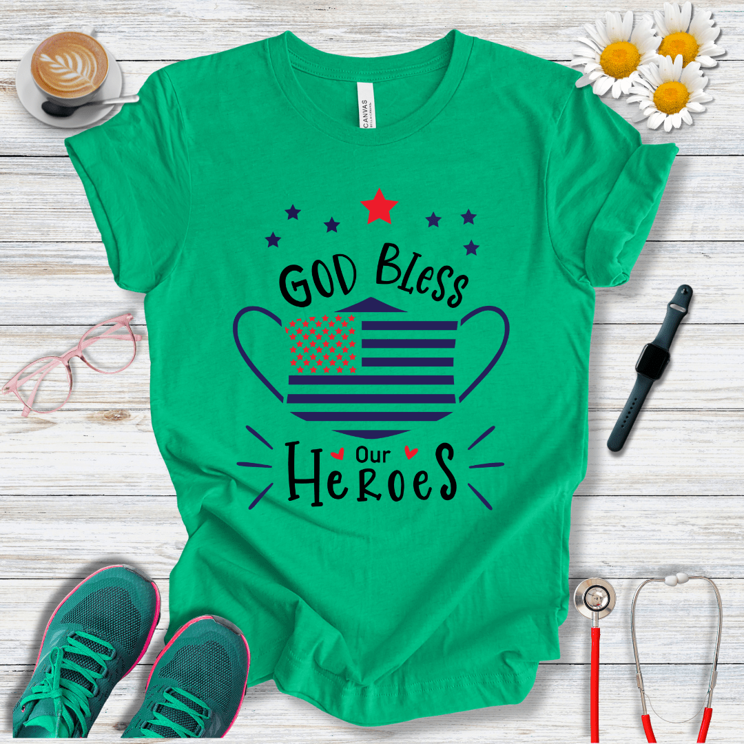 God Bless Our Heroes T-Shirt