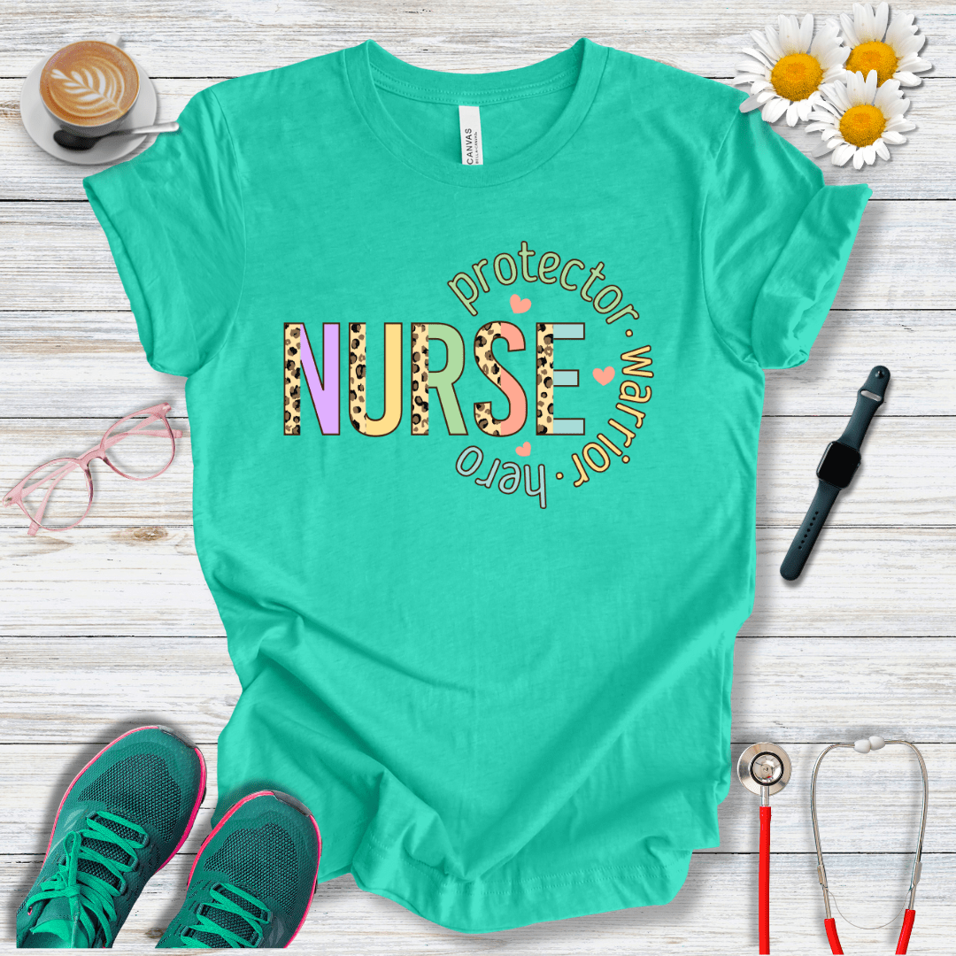 Nurse, Protector, Warrior, Hero T-Shirt