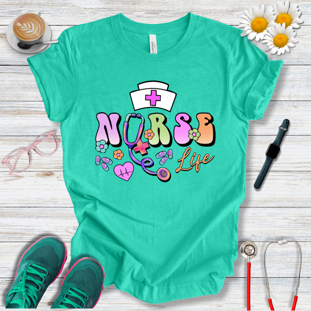 Nurse Life, Psychedelic Style T-Shirt