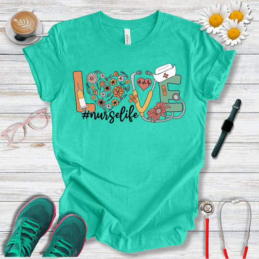 Love Floral Style T-Shirt