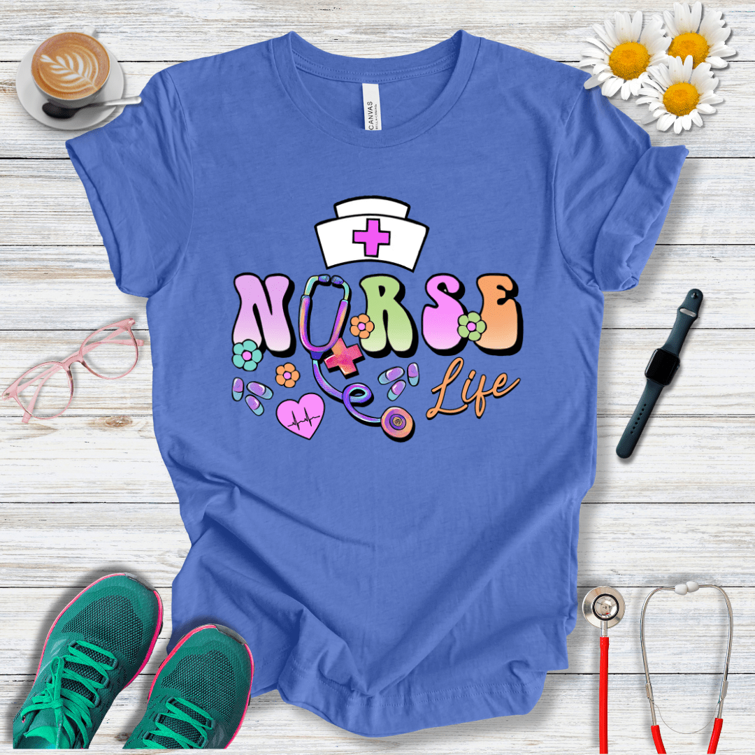 Nurse Life, Psychedelic Style T-Shirt