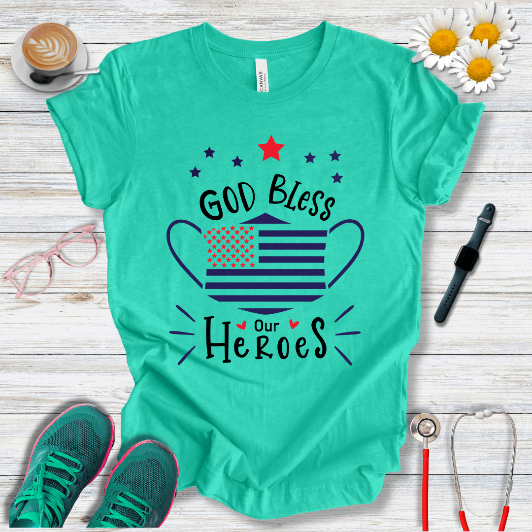 God Bless Our Heroes T-Shirt