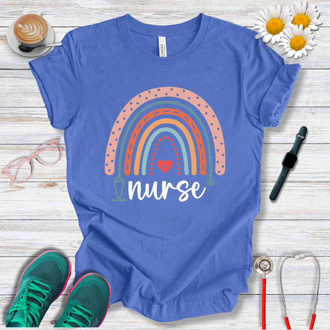Rainbow Nurse T-Shirt