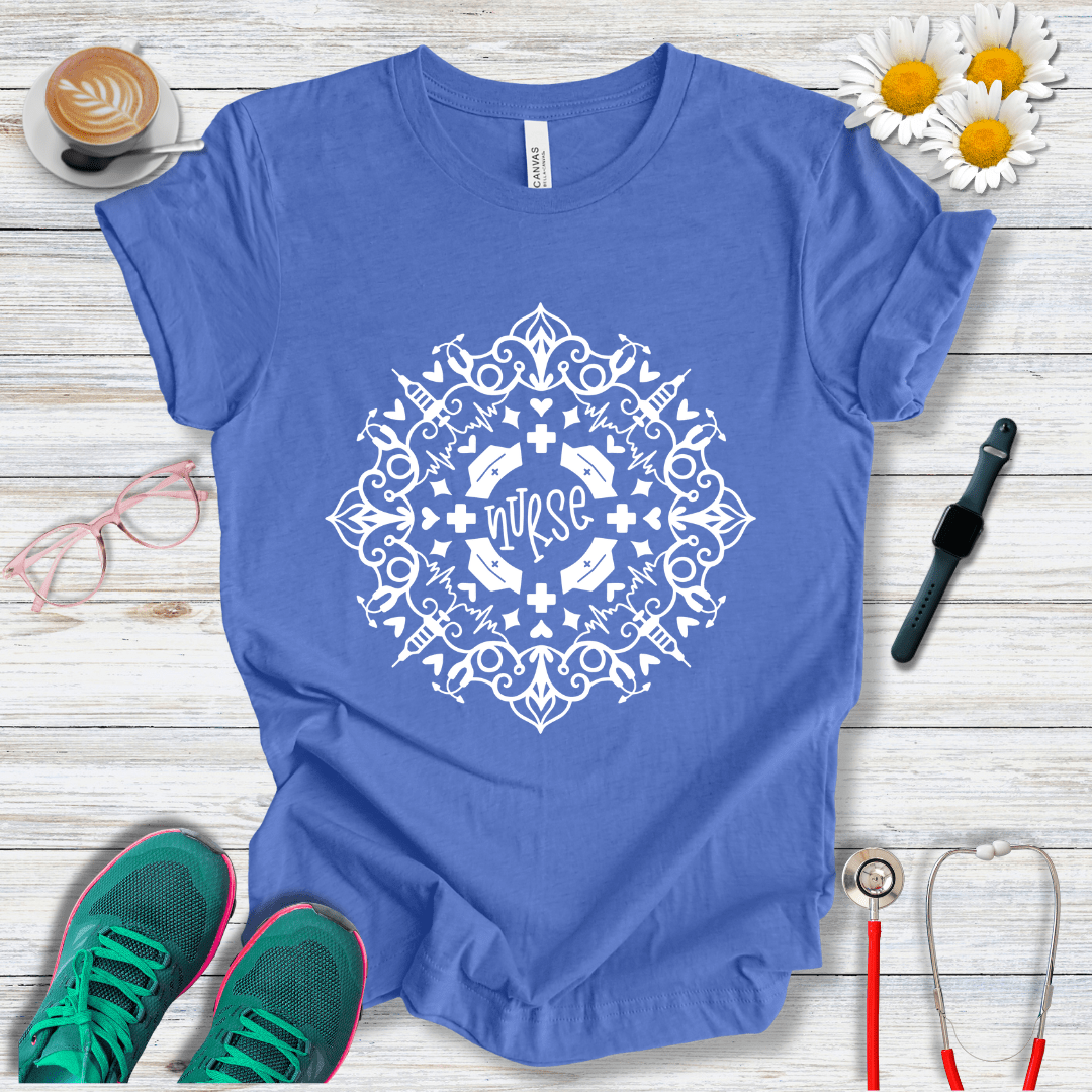 Mandala Nurse T-Shirt