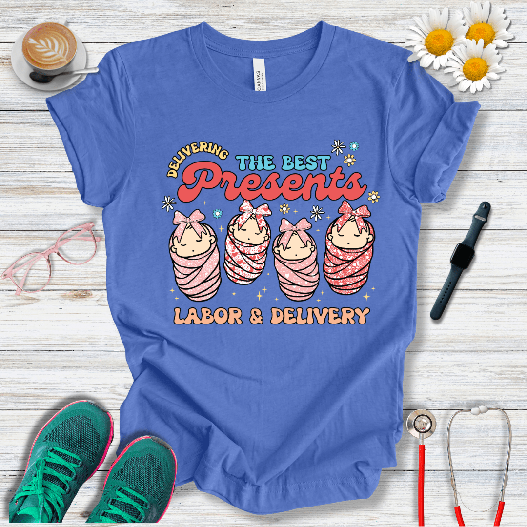 Delivering The Best Presents - Labor and Delivery T-Shirt