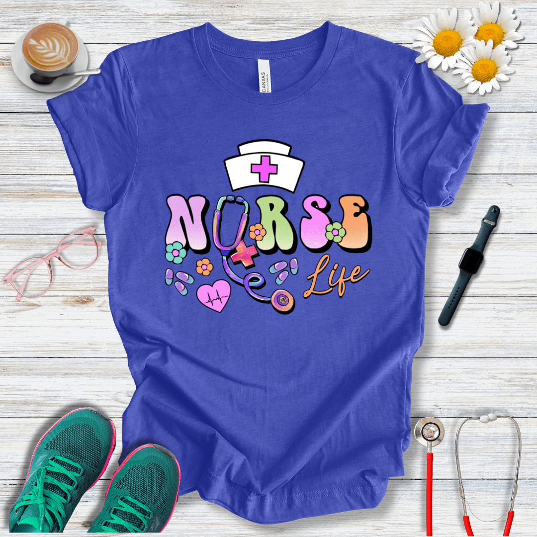 Nurse Life, Psychedelic Style T-Shirt