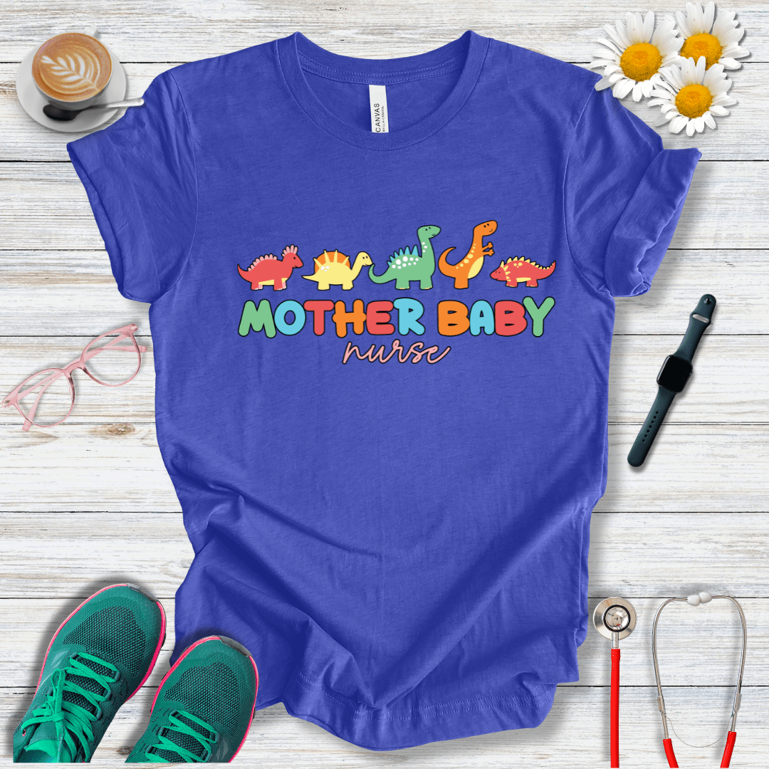 Mother Baby Nurse, Dino T-Shirt