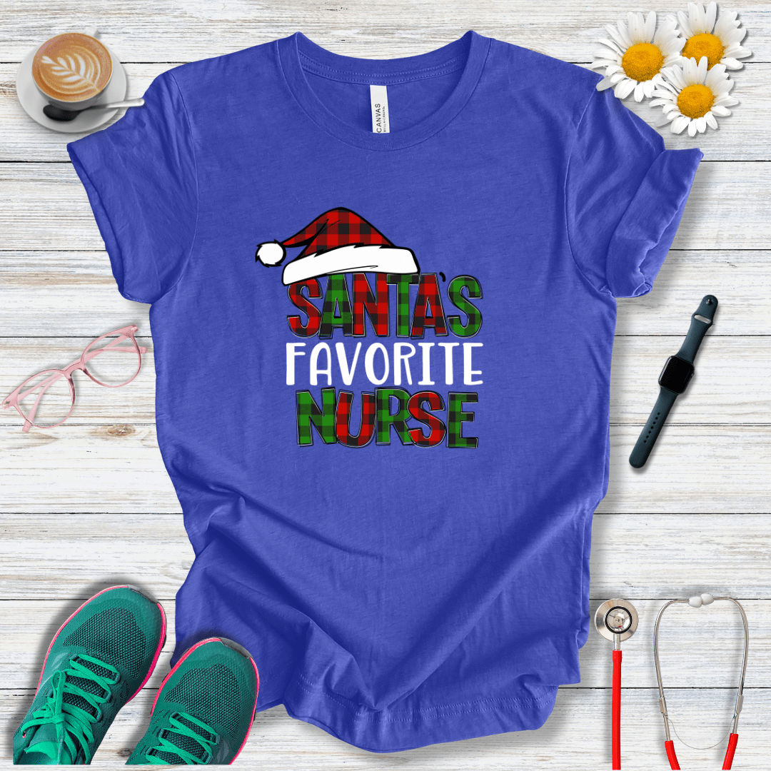 Santa's Favorite Nurse T-Shirt