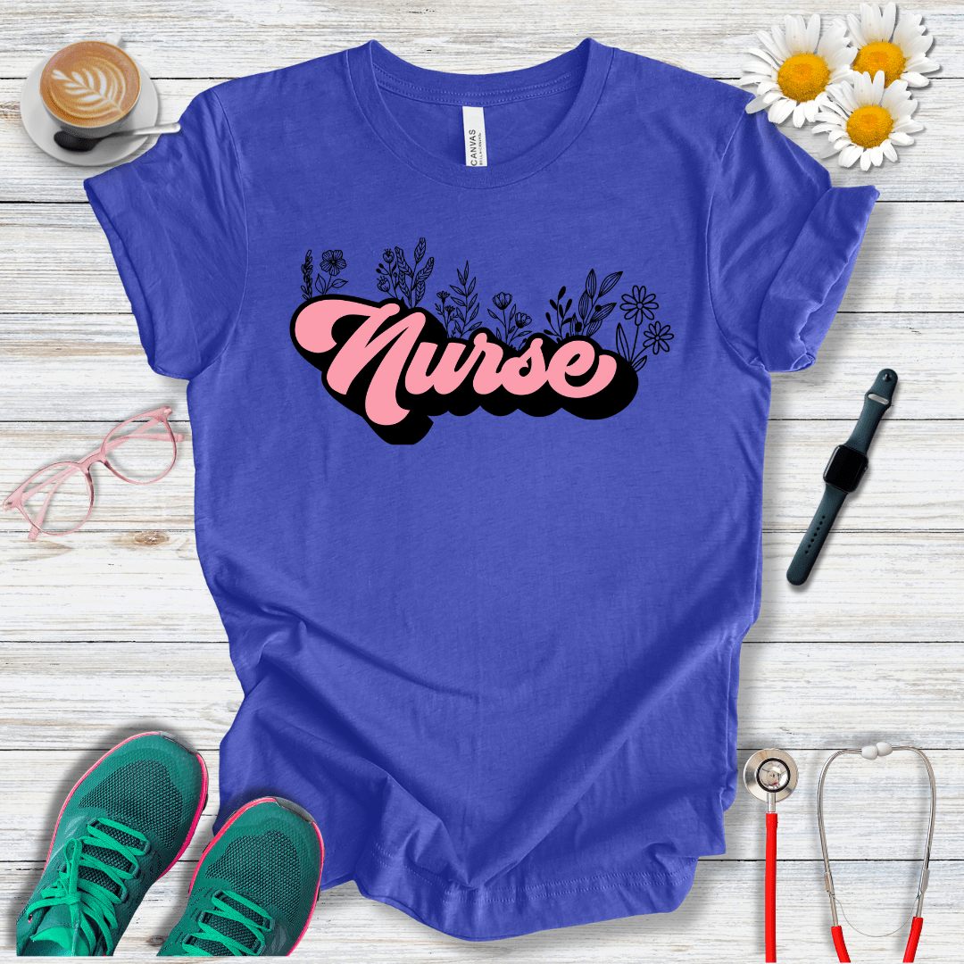 Nurse + Flowers T-Shirt