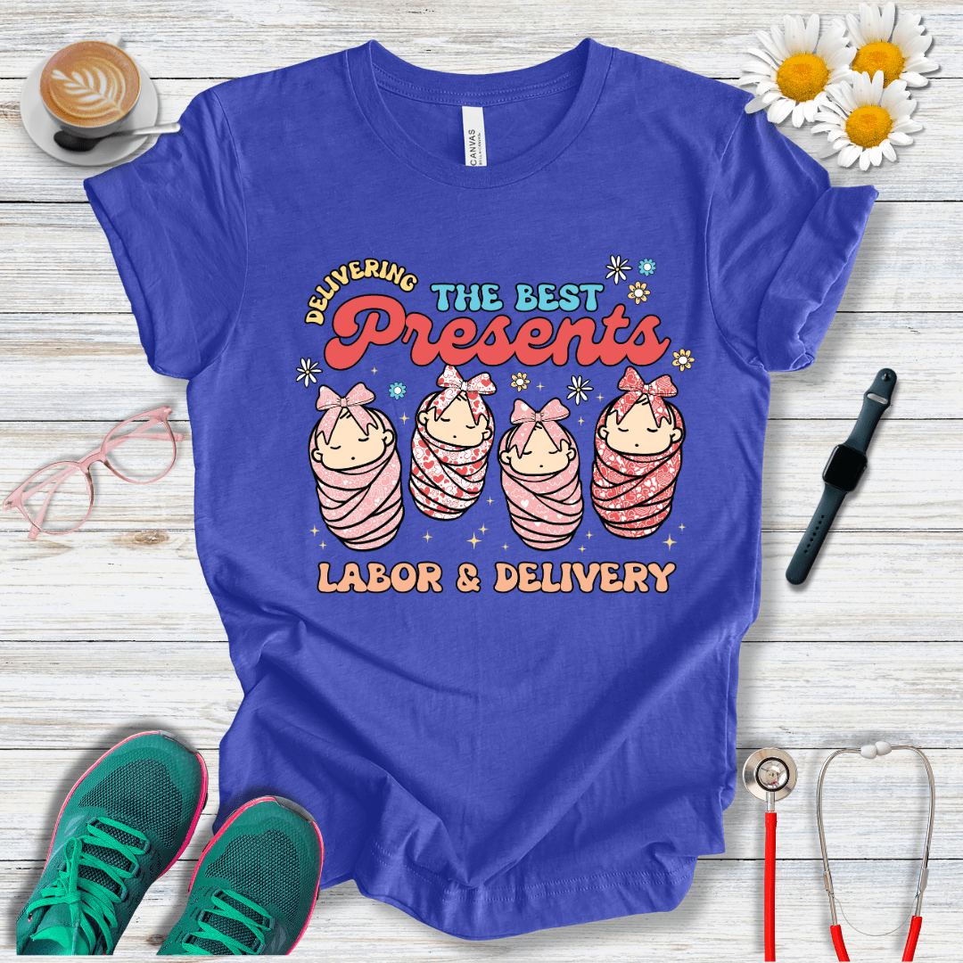 Delivering The Best Presents - Labor and Delivery T-Shirt