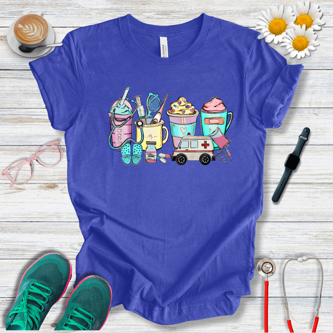 Icons Colorful Style T-Shirt