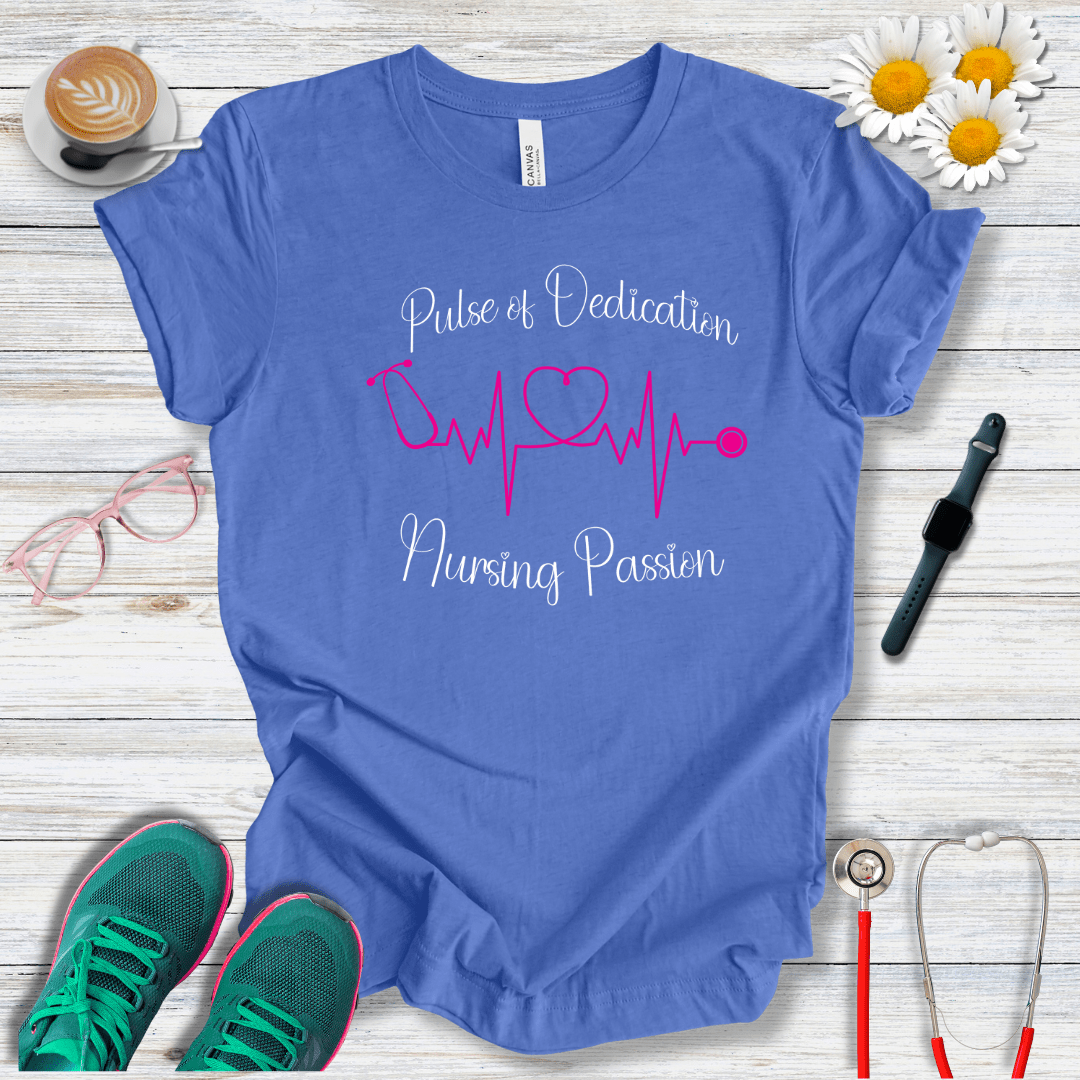 Pulse of Dedication: Nurse Passion  T-Shirt