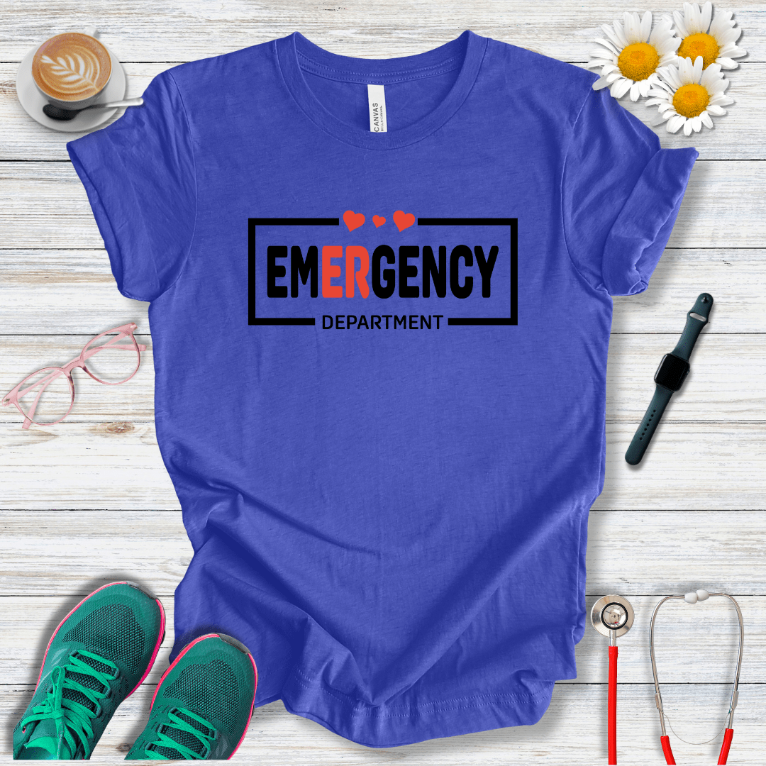 Emergency Department + Hearts  T-Shirt
