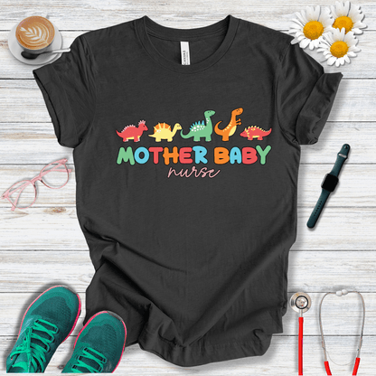 Mother Baby Nurse, Dino T-Shirt