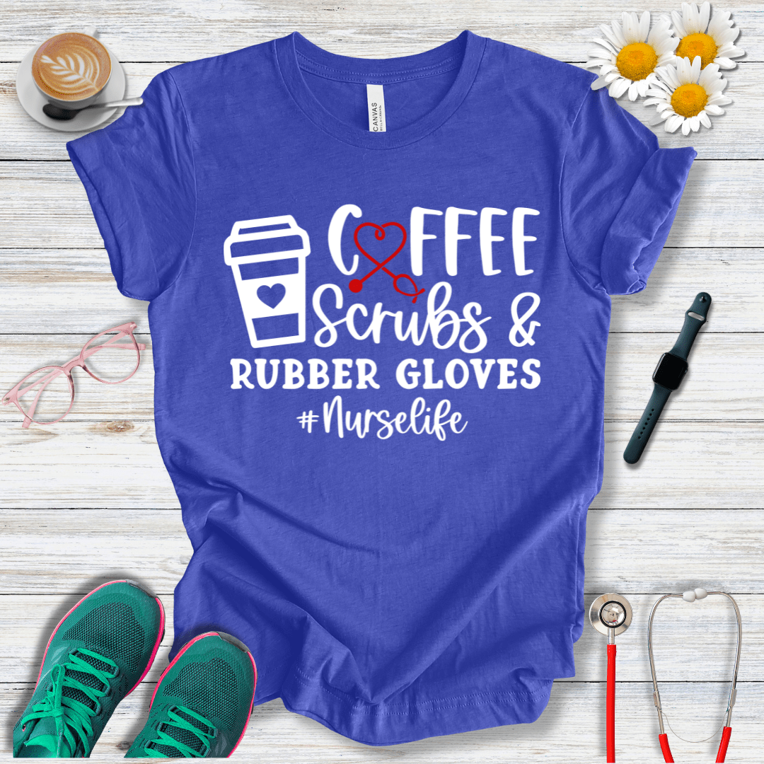 Coffee, Scrubs & Rubber Gloves (Cup) T-Shirt