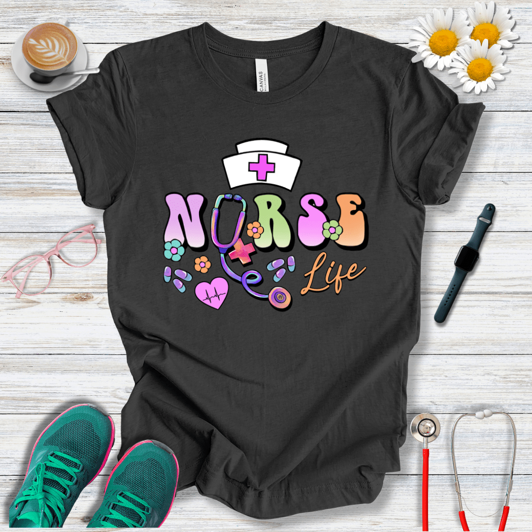 Nurse Life, Psychedelic Style T-Shirt