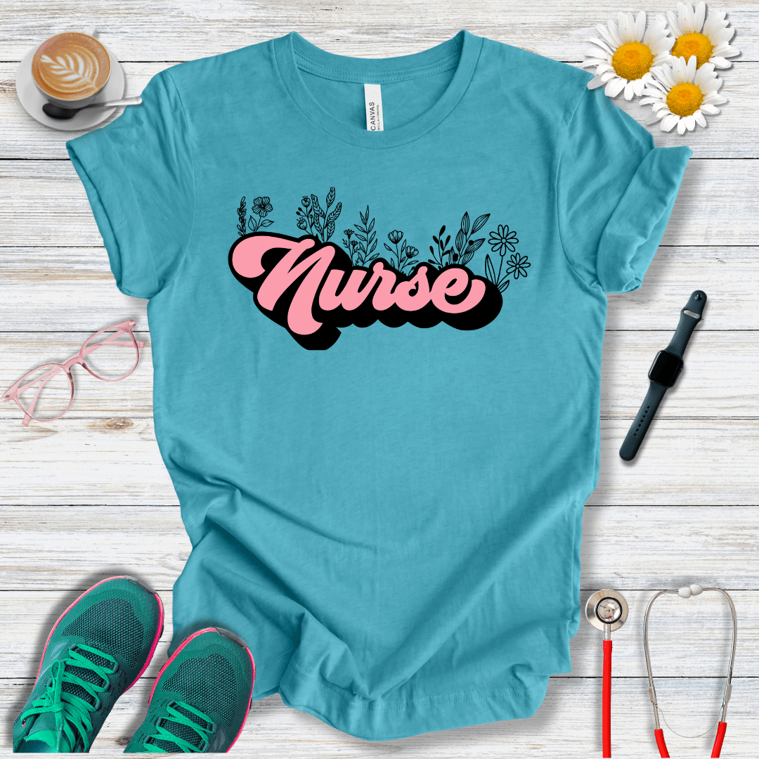 Nurse + Flowers T-Shirt