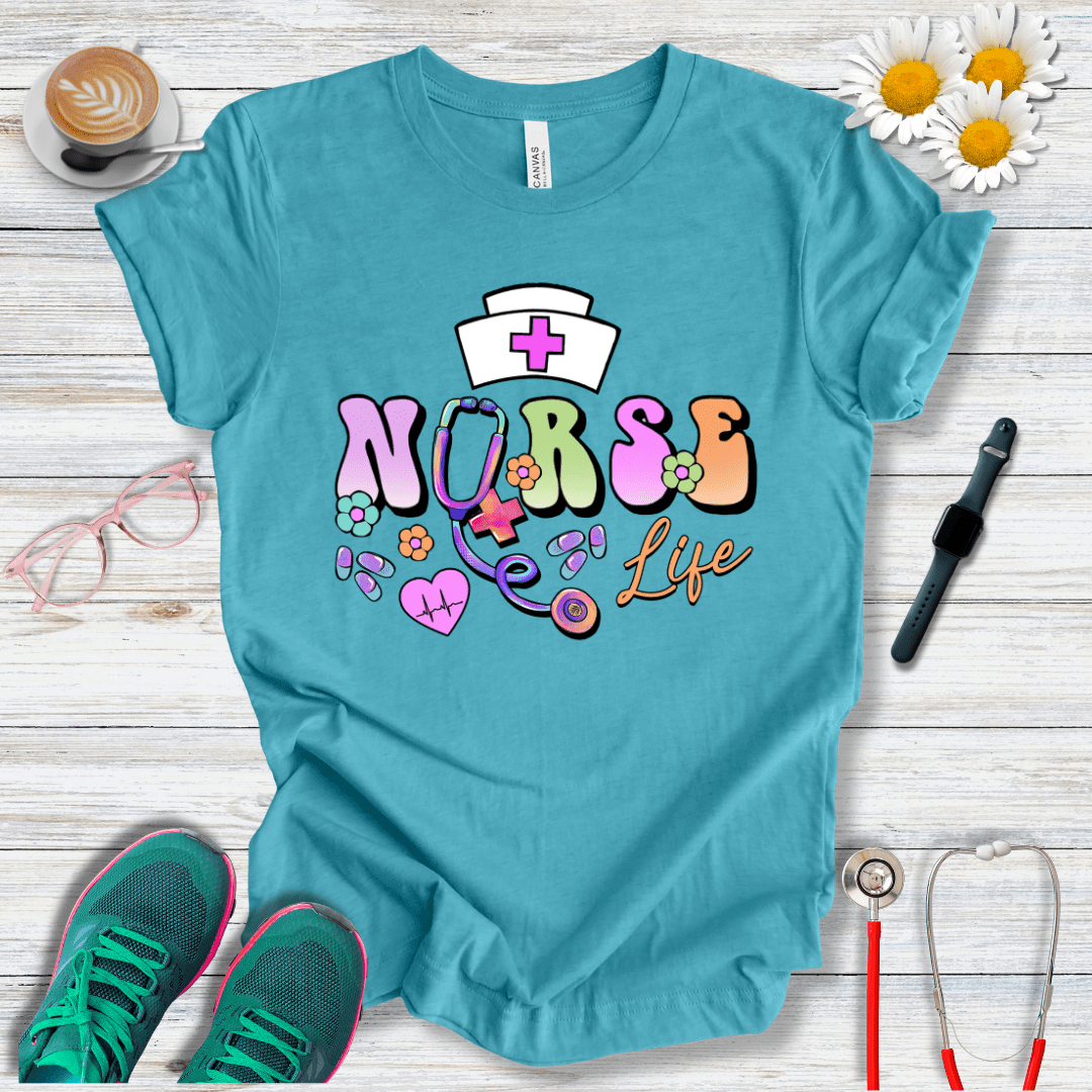 Nurse Life, Psychedelic Style T-Shirt