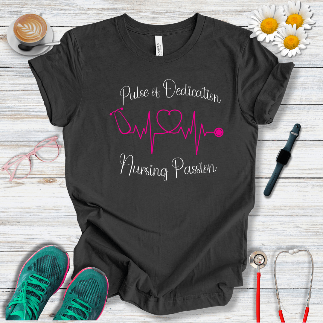 Pulse of Dedication: Nurse Passion  T-Shirt